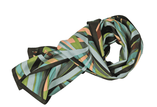 Lyly Flower Print Silk Scraf - Tapita Demo Store