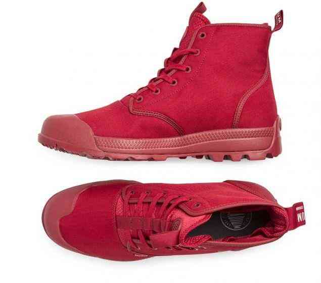 The Palladium iconic classic receives a subtle, yet stylish update. The Pallatech Hi TX features a full grain leather upper with cotton canvas and soft cuff around tPALLADIUM | PALLATECH HI TX | CHEVRON