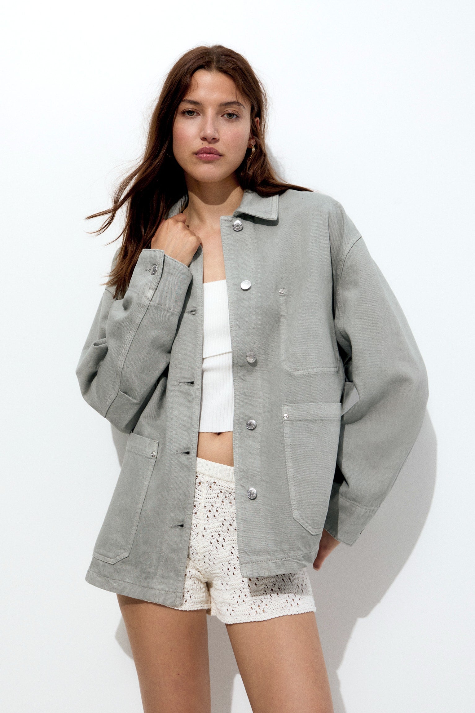Worker jacket with pockets - Tapita Demo Store