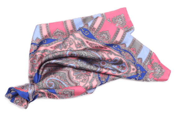 Lyly Flower Print Silk Scraf - Tapita Demo Store