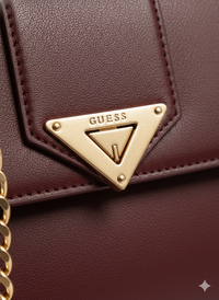 The Aurelia Flap Satchel in Deep Merlot - Tapita 