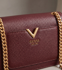 The Aurelia Flap Satchel in Deep Merlote - Tapita 