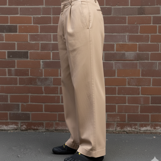 The Khaki Street-Tailor Trousers - Tapita 