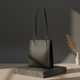 The Modern Black Shoulder Bag - Tapita 