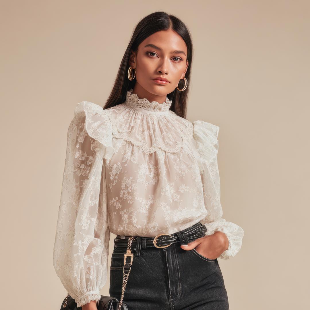 The Pleated Victorian Blouse - Tapita 